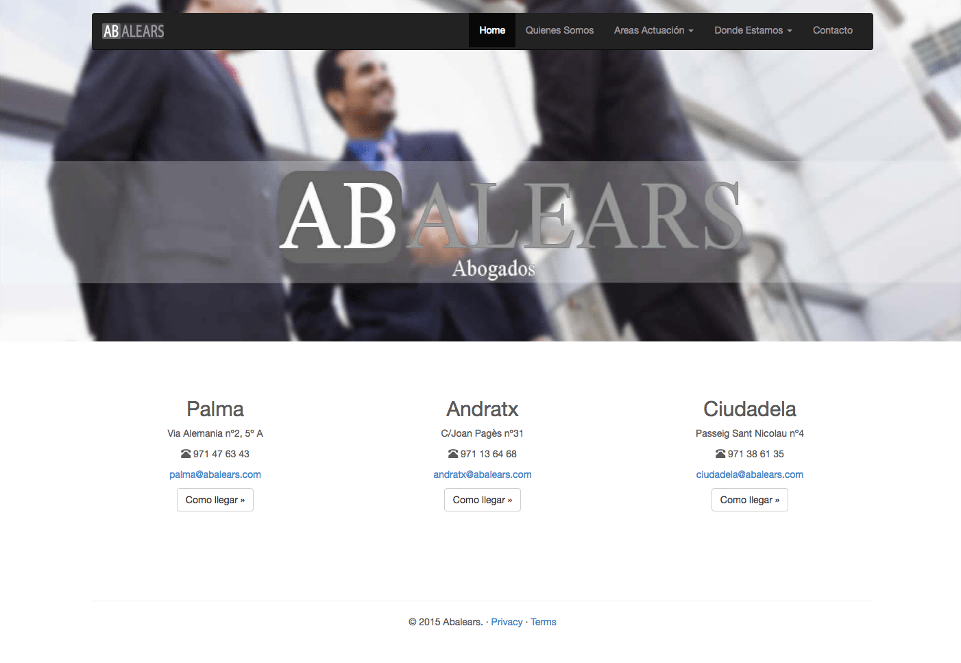 captura pantalla web abalears